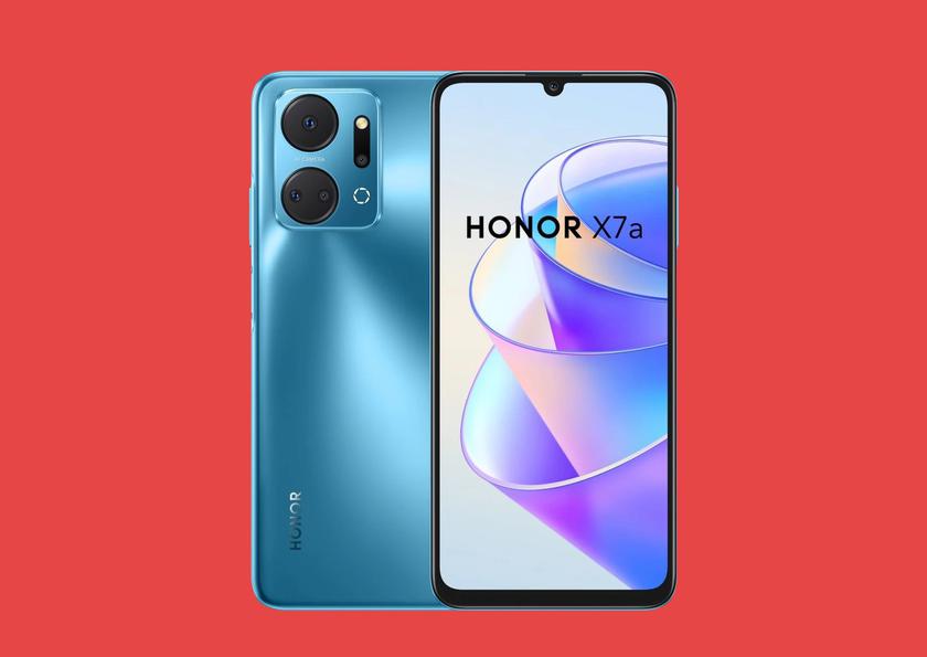 Insider mostró cómo se verá como un teléfono inteligente presupuesto Honor X7a c chip Helio G37 y una batería a 5230 mAh