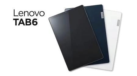 Lenovo TAB 6: 10.3-inch tablet with Snapdragon 690 processor and IPX3/IP5X protection 