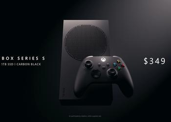 Microsoft почала продажі чорної ігрової консолі Xbox Series S з накопичувачем об'ємом 1 ТБ за ціною $350