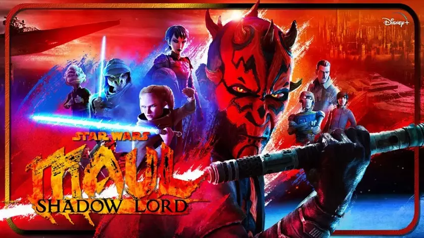 Загадочный возращение — главный арт Star Wars: Maul — Shadow Lord