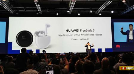 Huawei FreeBuds 3: słuchawki z chipem Kirin A1, autonomią do 20 godzin, redukcją szumów i ceną wynoszącą mniej niż $ 200