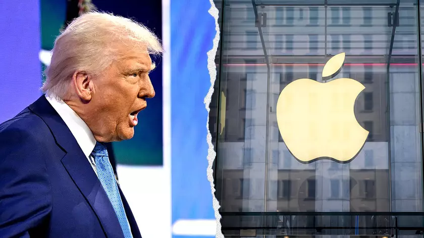 Что за коллаж Трампа с логотипом Apple всплыл в сети?