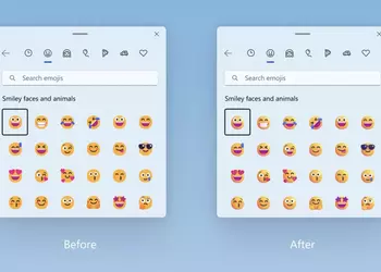 В последней тестовой сборке Windows 11 появились обновленные смайлы, которые Micrsooft анонсировала еще в 2021-м году