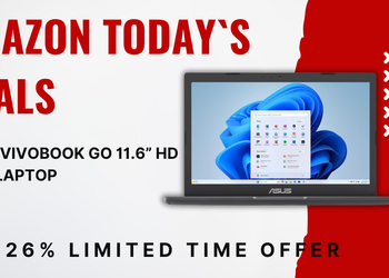 ASUS Vivobook Go 11.6" HD Slim Laptop – Now $60 Off with Windows 11!