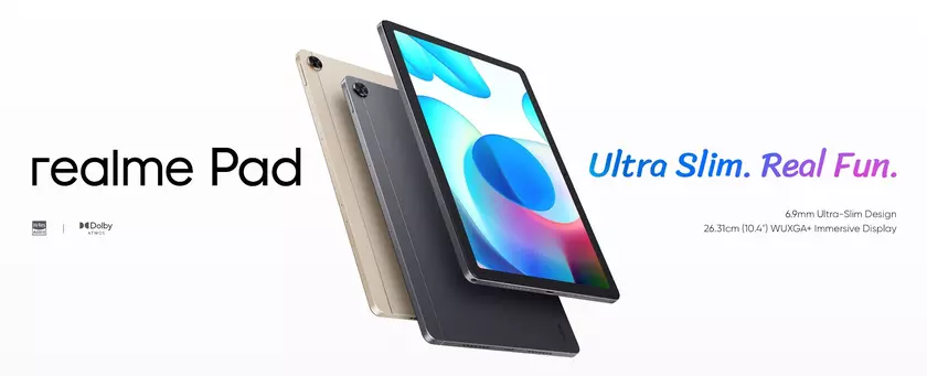 Realme Pad приехал в Европу без поддержки LTE по цене €240