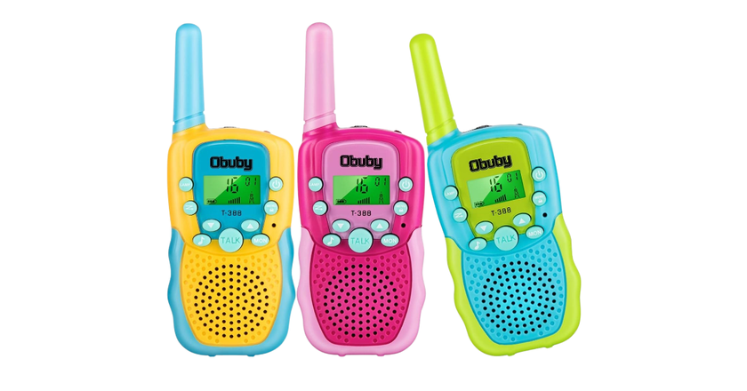 Walkie Talkies for Kids Rechargeable, 48 Hrs Working Time 3 Miles Range 22  Channels 2 Way Radio, Birthday Gifts for Boys Girls,Family Games Outdoor