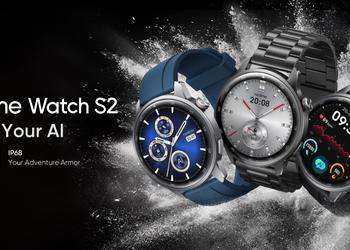 realme Watch S2: AMOLED-дисплей на 1.43″, поддержка звонков по Bluetooth и голосовой помощник ИИ на базе ChatGPT