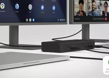 Belkin представила док-станцию с 14 портами, которая сертифицирована для ноутбуков c Chrome OS