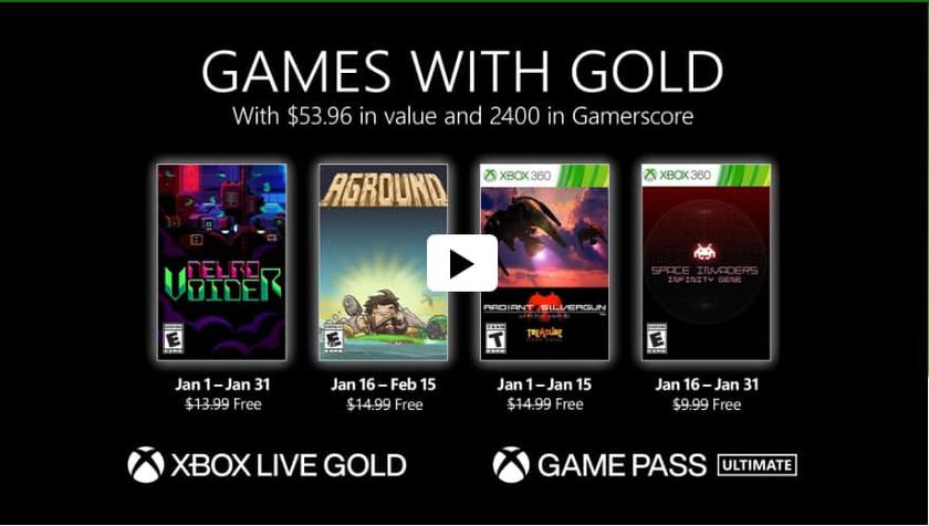 In January, Xbox Live will visit Space Invaders Infinite Gene, Aground and others