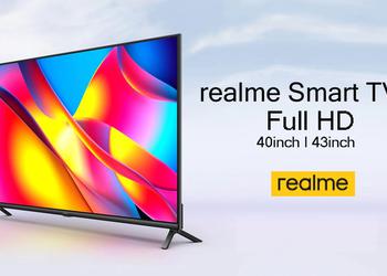 Realme Smart TV X Full HD: Inexpensive TV with thin bezels, stereo speakers and Android TV 11 for $300