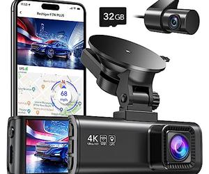 2.5K Dash cam Built-in WiFi With APP Control Front 1660P Dash