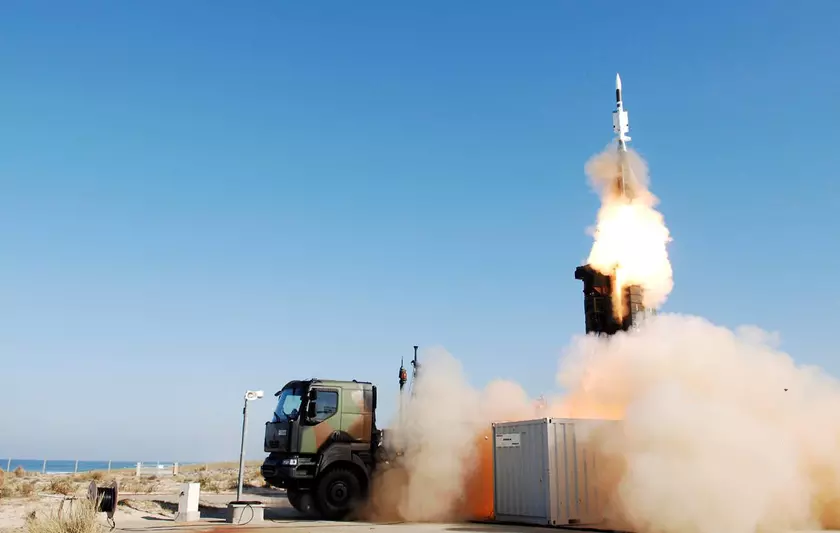 Ракетная система SAMP/T: Успешный запуск ракеты Aster