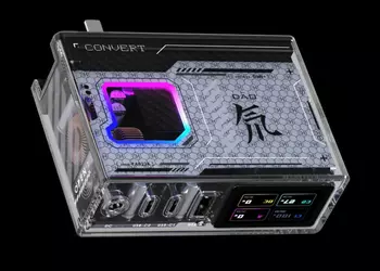 Nubia представила Red Magic Deuterium-Front GaN — зарядное устройство мощностью 150 Вт с дисплеем и RGB подсветкой