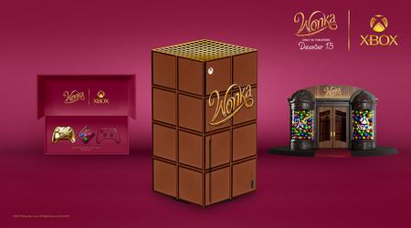 To celebrate the upcoming release of Wonka, Xbox has announced a partnership with Warner Bros. and is giving away a chocolate-themed Series X with a gamepad