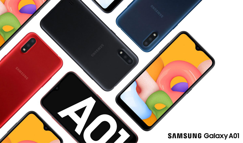 சாம்சங் 2019 பட்ஜெட் போன் Galaxy A01 ஐ மேம்படுத்தத் தொடங்கியது, ஆனால் Android 12 க்கு மட்டுமே.