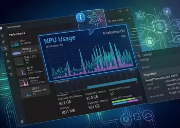 Диспетчер задач Windows 11 теперь покажет, чем на самом деле занят ваш NPU