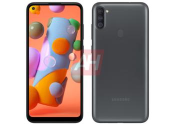 A low cost Samsung Galaxy A11 render has appeared, with Infinity-O display and triple camera