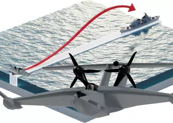 Турецкая Solid AERO представила Talay - БПЛА, который летает на 3 м над водой, несет до 30 кг груза и избегает береговых радаров