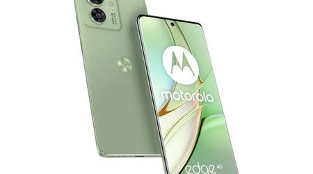 A perforated screen, dual camera, four colours and a leather-textured back panel: high quality renders of the Motorola Edge 40 have surfaced online