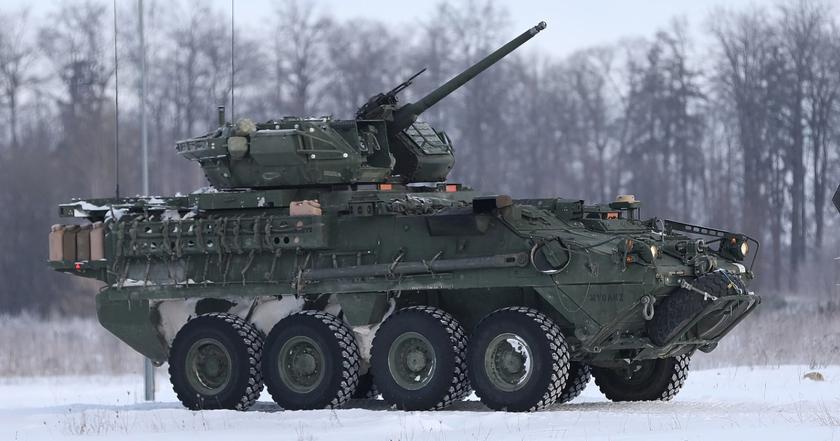 Combien de véhicules de combat d'infanterie Stryker l'Ukraine recevra-t-elle ?