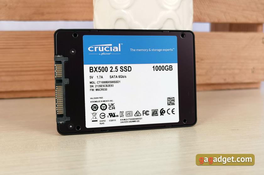Обзор Crucial BX500 1 ТБ: бюджетный SSD как хранилище вместо HDD-9