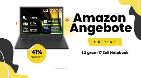 LG gram 17" Ultra-Leicht Notebook – Gigantische 750€ Ersparnis!