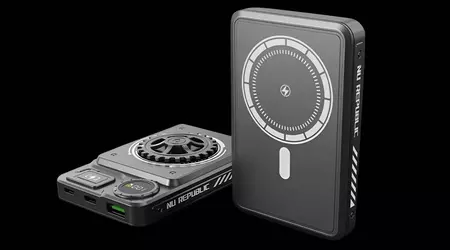 Nu Republic Cybotron Spin: an unusual PowerBank with a spinner for manual recharging