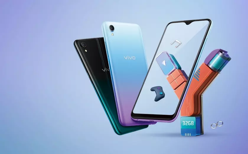 В Украине стартовали продажи Vivo Y1s — бюджетного смартфона с 6,2" дисплеем и батареей на 4030 мАч за 3400 гривен
