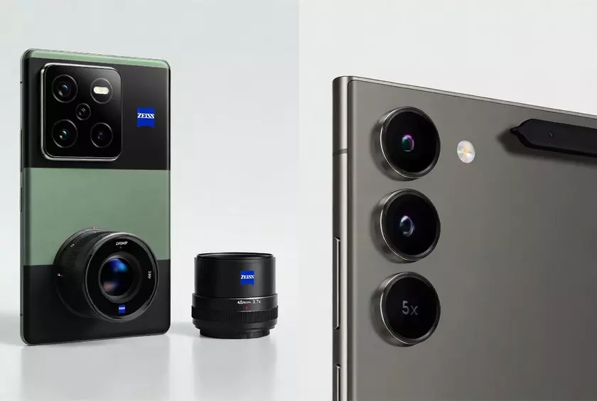 Сравнение зума Vivo X300 Ultra и Samsung Galaxy S26 Ultra