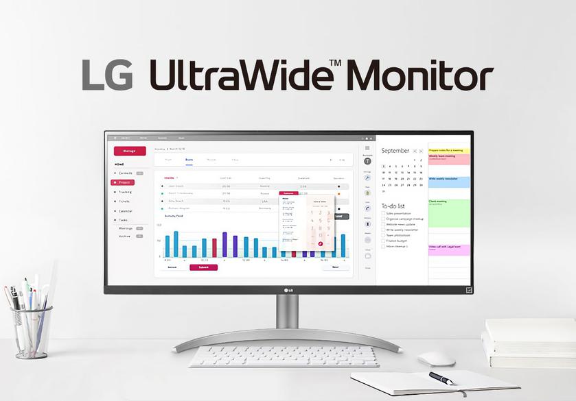 LG 34WQ650-W на Amazon: 34-дюймовый UltraWide монитор с частотой обновления 100 Гц со скидкой $153