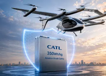 CATL прошел испытание небом: аккумулятор для eVTOL сертифицирован по авиационным стандартам