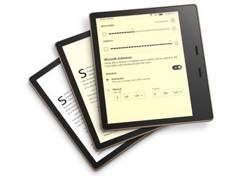 Amazon представил обновлённую электронную книгу Kindle Oasis с регулируемым цветовым оттенком дисплея