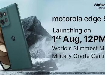 Motorola Edge 50 c защитой MIL-STD-810 и камерой Sony LYT-700C дебютирует 1 августа
