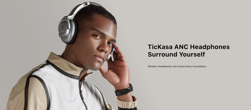 Mobvoi TicKasa ANC Headphones: накладные наушники с чипом Qualcomm, системой активного шумоподавления и ценником в $130