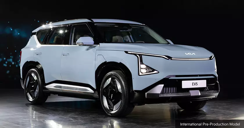 Первый взгляд на Kia EV5: какой будет глобальная предпродажная версия