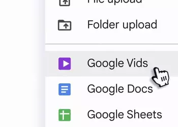 Google Vids сможет автоматически добавлять голосовую озвучку