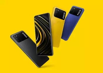 POCO M3 на официальных рендерах: три расцветки, необычный дизайн камеры и дисплей с каплевидным вырезом