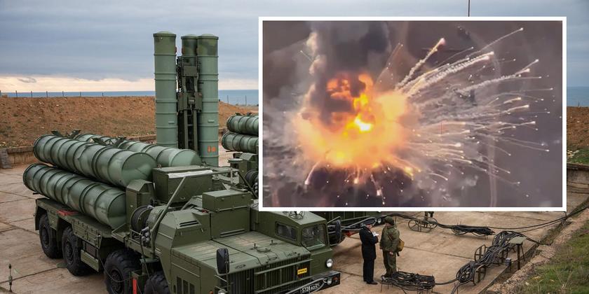 В Крыму уничтожена российская система противовоздушной обороны С-400 «Триумф» и ракеты с радиусом действия 400 км стоимостью сотни миллионов долларов