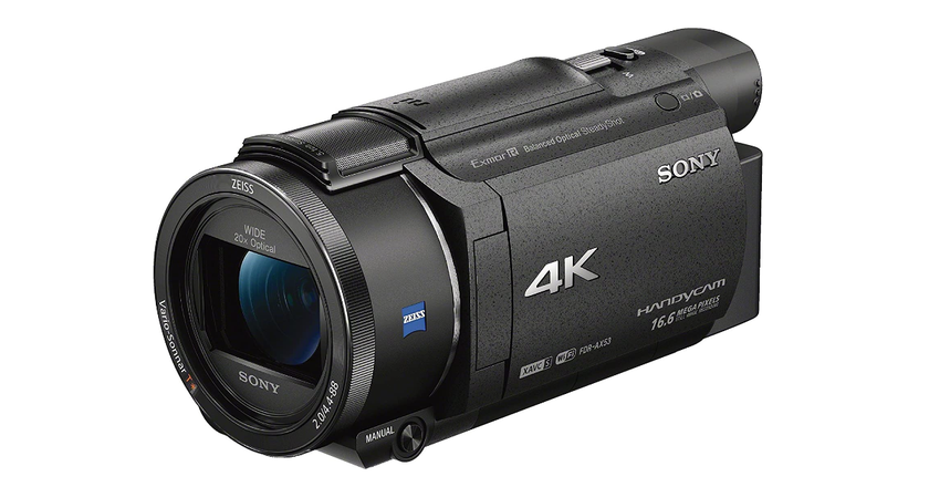 Sony FDR-AX53 mejores videocámaras con poca luz