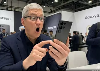 Тим Кук хвалит Samsung Galaxy S25 Ultra: видео, созданное ИИ, стало вирусным