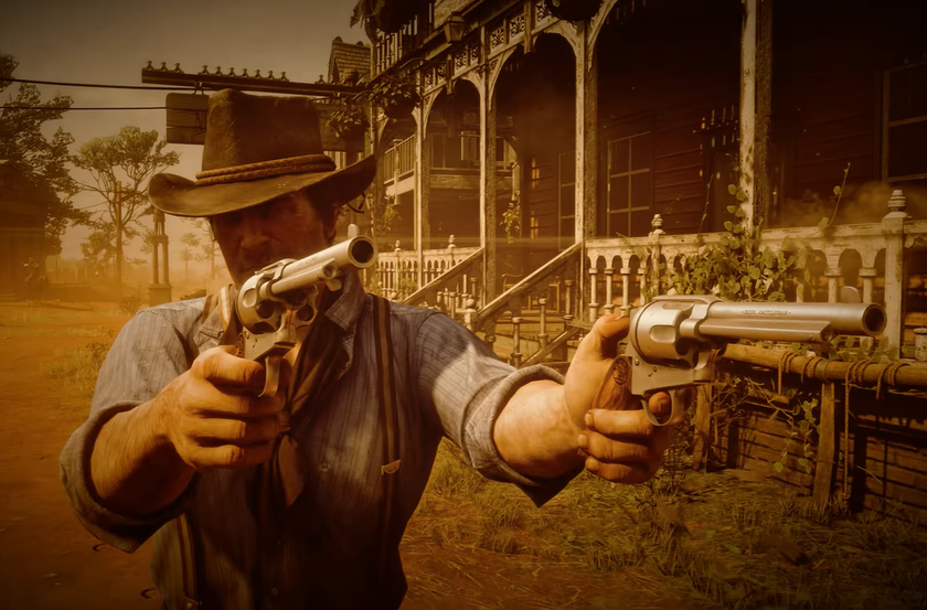 Женщины, перестрелки и ограбления: смотрите новый геймплей Red Dead Redemption 2