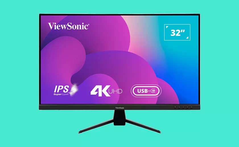 ViewSonic VX3267U: 32-дюймовый 4K IPS монитор с поддержкой Power Delivery на 65 Вт 
