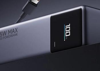 Xiaomi презентует Power Bank на 10 000 мАч с цветным дисплеем и мощностью 165 Вт