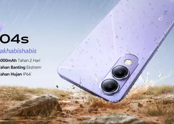 Vivo анонсировала модель начального уровня Y04s с 6000 мАч батареей и сертифицирован MIL-STD-810H