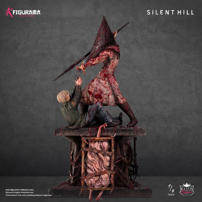 Поклонникам Silent Hill 2: всего 600 счастливчиков смогут стать обладателями огромной коллекционной композиции с главным героем игры и Пирамидоголовым-6