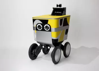 Робот-курьер Serve создан для доставки еды по домам