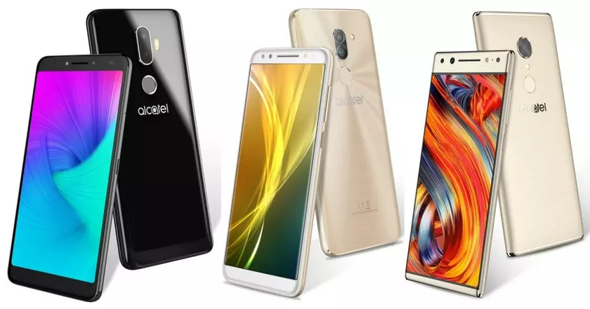 Появились изображения трех новых смартфонов Alcatel: 1X, 3 и 3X