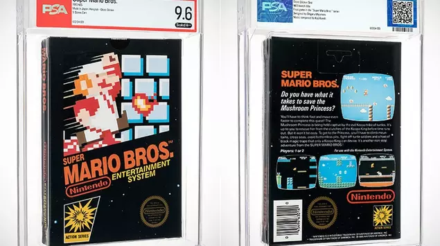 A sealed Super Mario Bros. just ...