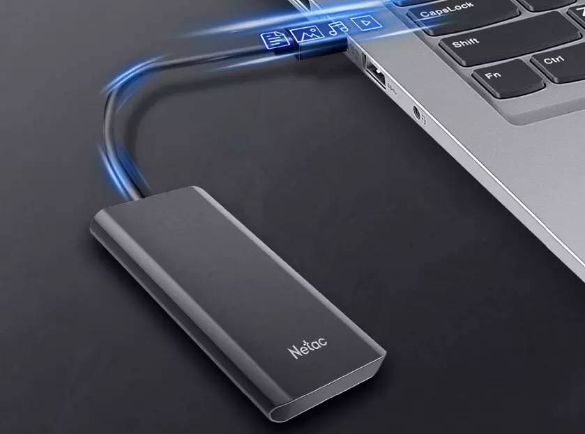 Netac Z8: внешний SSD-накопитель в металлическом корпусе за $34