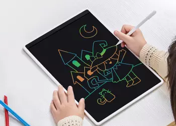 Xiaomi started selling MiJia LCD Small Blackboard Color Edition: Color drawing tablet with stylus and screen up to 13 inches